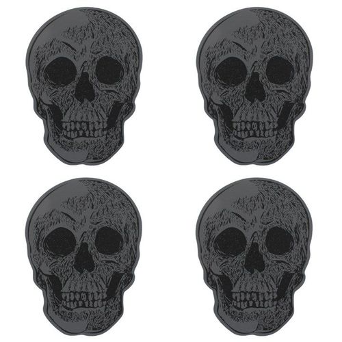 Set Of 4 Skull Coasters